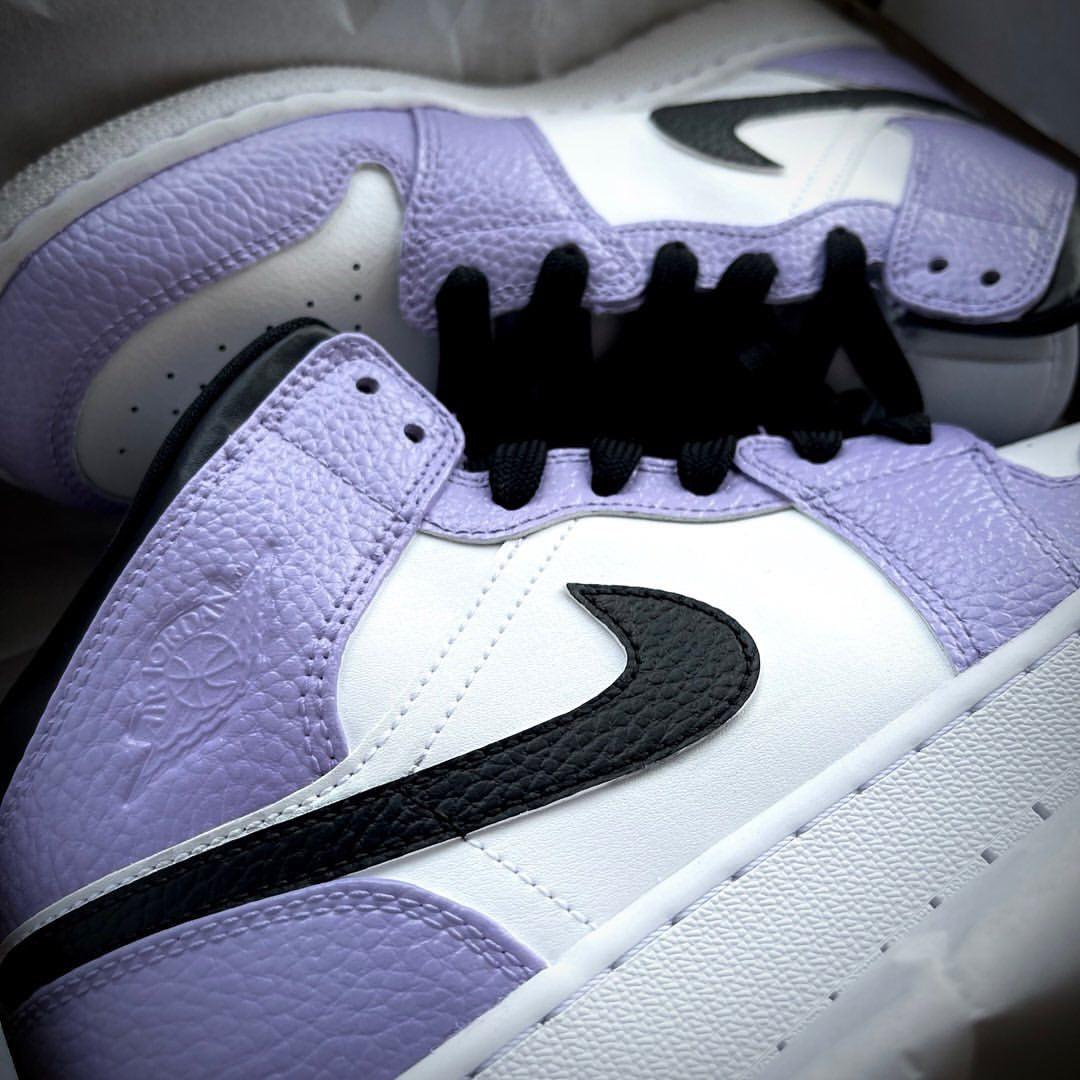 Custom Air Jordan 1 Purple