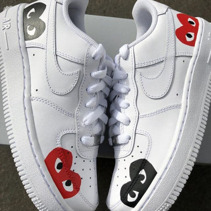 Custom Air Force 1 triple CDG