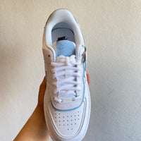 Custom Air Force 1 Shadow light Blue Details