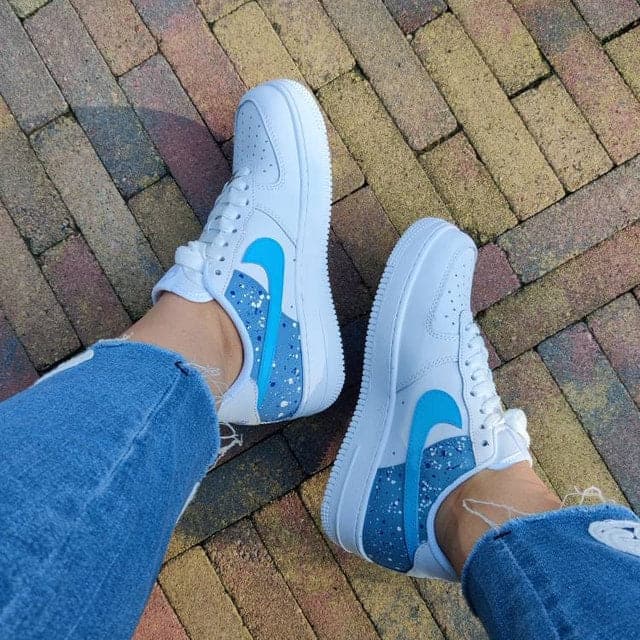 custom air force 1 splatter nike air