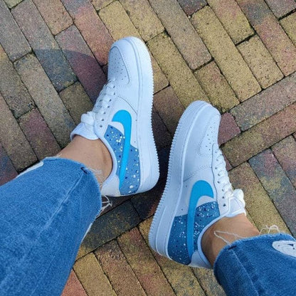 custom air force 1 splatter nike air