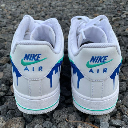 Blue Drip Custom Air Force 1