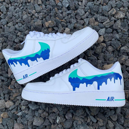 Blue Drip Custom Air Force 1