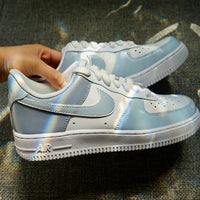 Blue Gray Air Force 1 Custom Nike Air Force 1