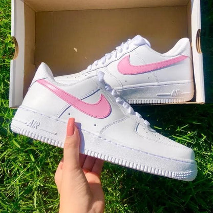 Custom Air Force 1 Baby Pink Pastel 🌸