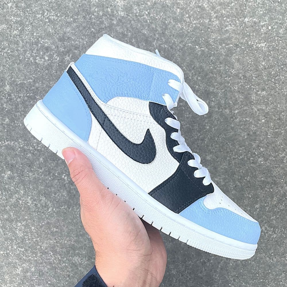 Custom Air Jordan 1 X Black Blue
