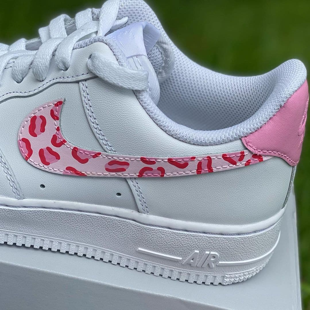 Custom Leopard Print AF1’s