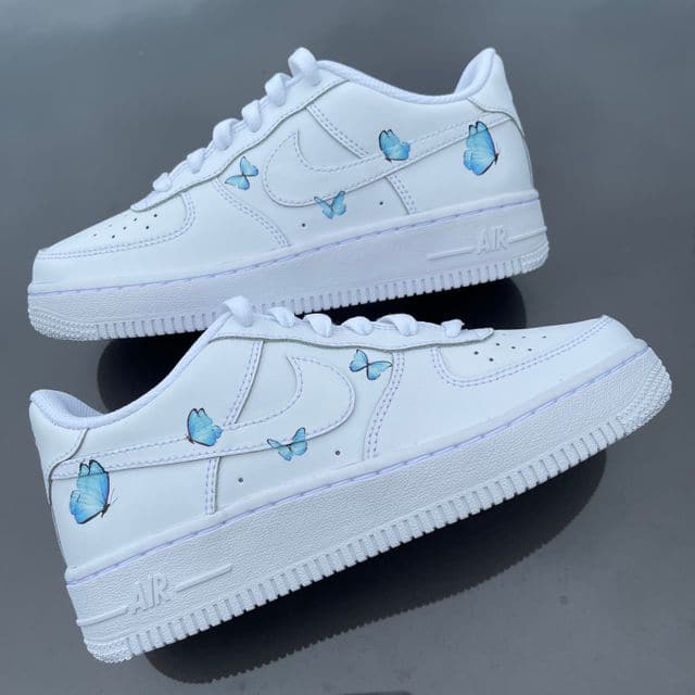 Custom Air Force 1 Small Butterfly