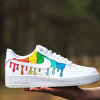 Custom Air Force 1 Colorful Drip
