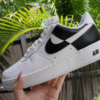 Black and White Custom Nike