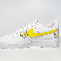 Custom Air Force 1 yellow Butterflies