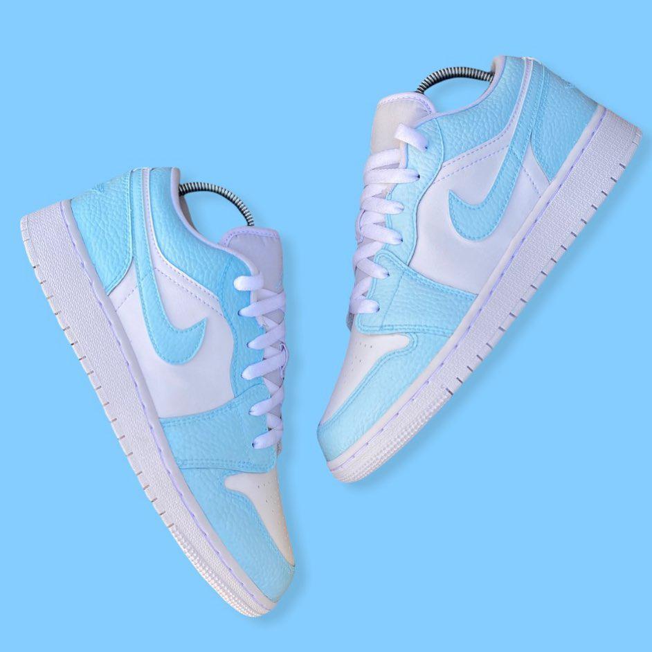 Custom Nike Air Jordan 1 Baby Blue 1s