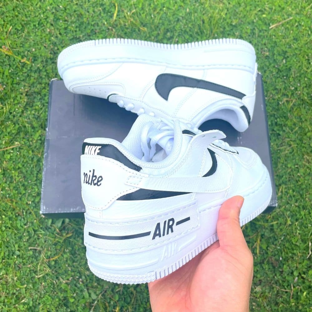 Custom Air Force 1 X Shadow Black Colour