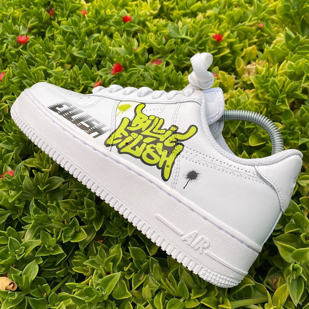 billie eilish custom air forces