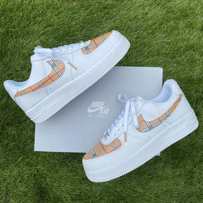 Custom Air Force 1 Burberry