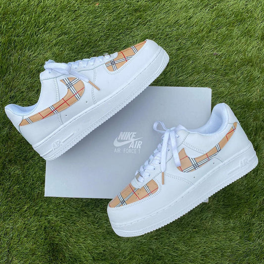 Custom Air Force 1 Burberry