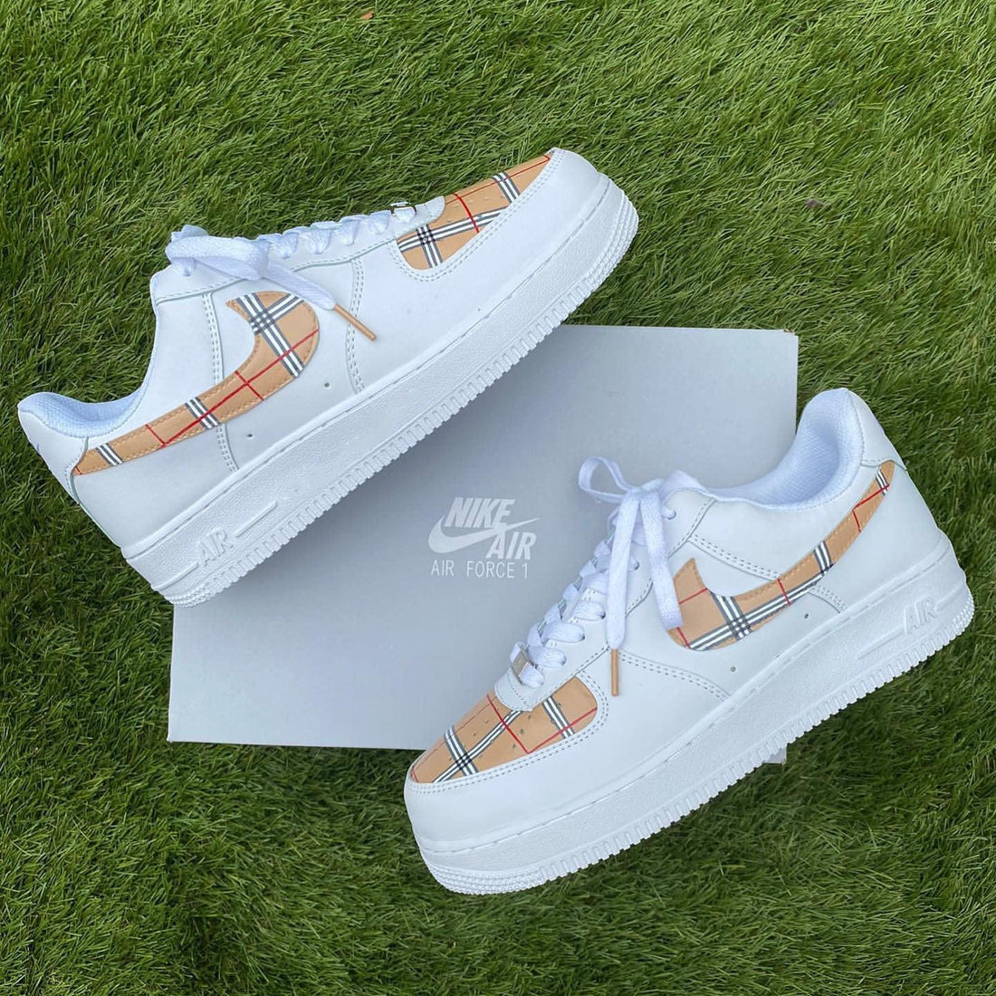 Custom Air Force 1 Burberry