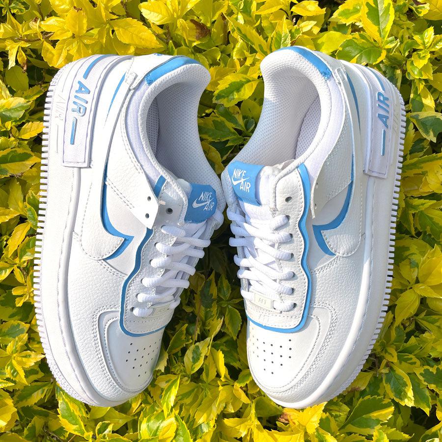 custom air force 1 shadow blue
