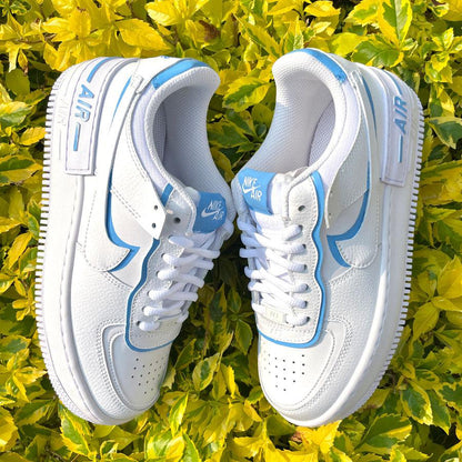 custom air force 1 shadow blue