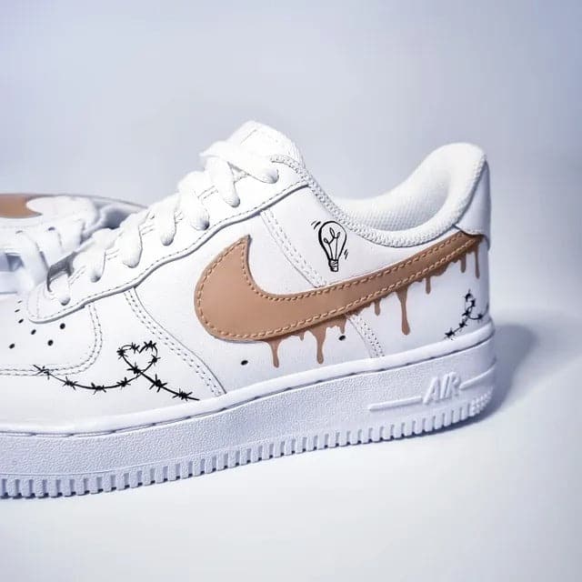 Drip Swoosh Nike Air Force 1