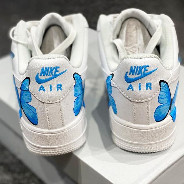 BABY BLUE BUTTERFLY AIR FORCE 1