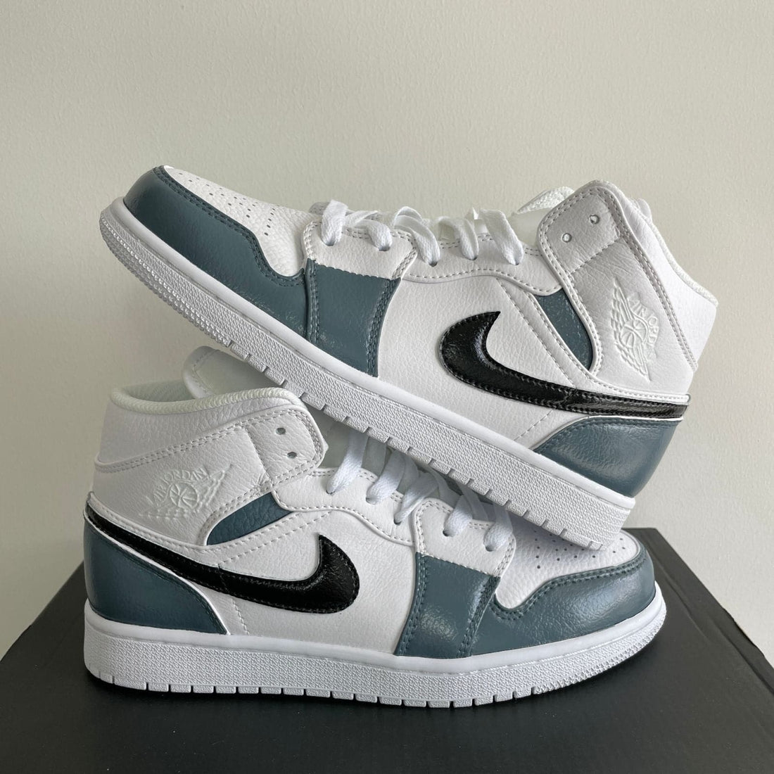 Custom Air Jordan 1 Mid Sneakers