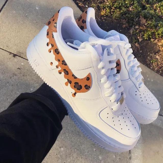Custom Air Force 1 Cheetah Print