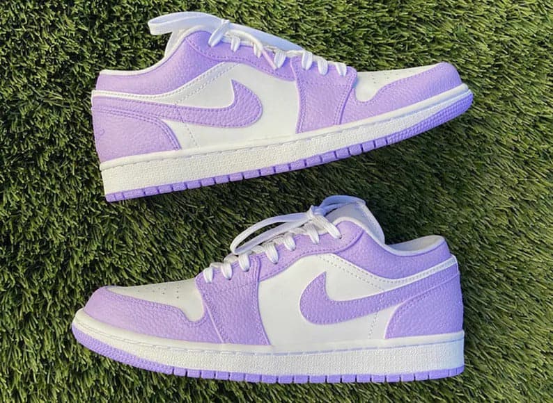 Custom Purple Nike Air Jordan 1