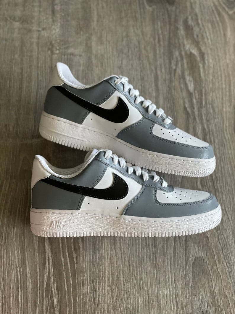 Grey Air Force 1 Custom