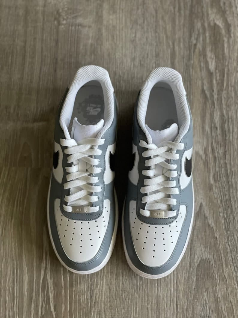 Grey Air Force 1 Custom