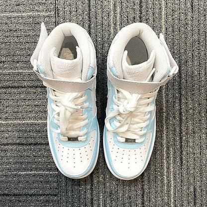 Custom Air Force 1 Mid Baby Blue