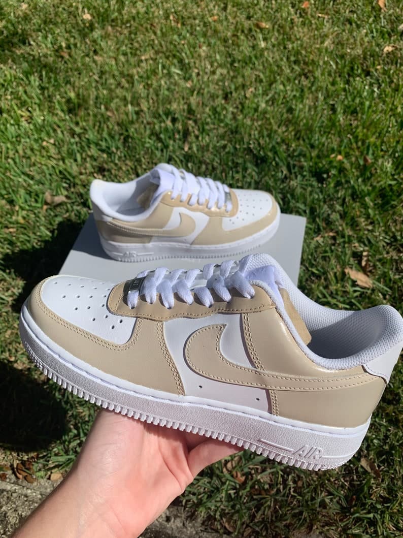 Tan Custom Air Force 1