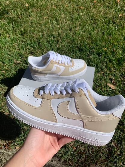 Tan Custom Air Force 1