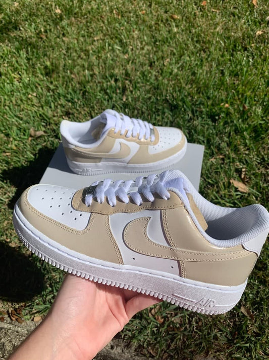 Tan Custom Air Force 1