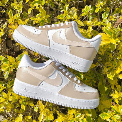 custom air force 1 beige