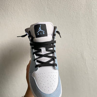 Custom Air Jordan 1 black and Blue