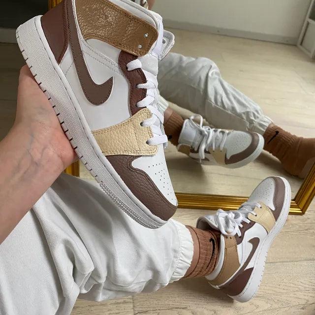 BROWN DREAM AIR JORDAN 1 CUSTOM