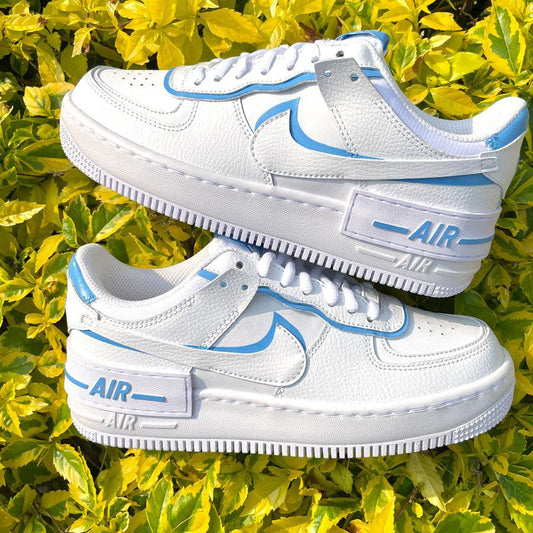 custom air force 1 shadow blue