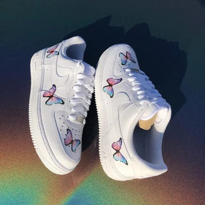 Custom Air Force 1 butterfly fade