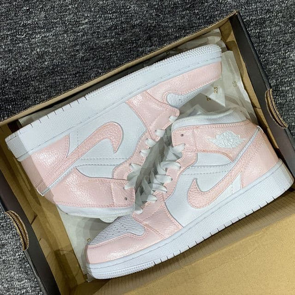 glossy baby pink air jordan 1 retro