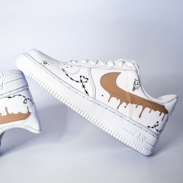 Drip Swoosh Nike Air Force 1