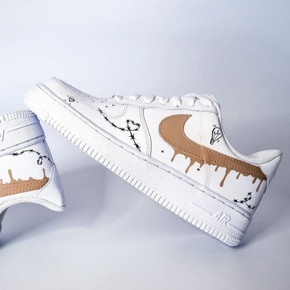Drip Swoosh Nike Air Force 1