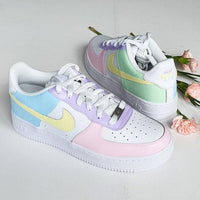 Pastel Colours Custom Nike Air Force 1 Hand-painted