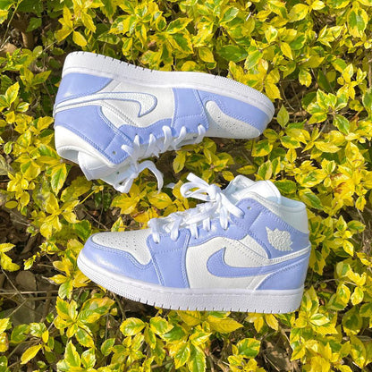 custom air jordan 1 purple