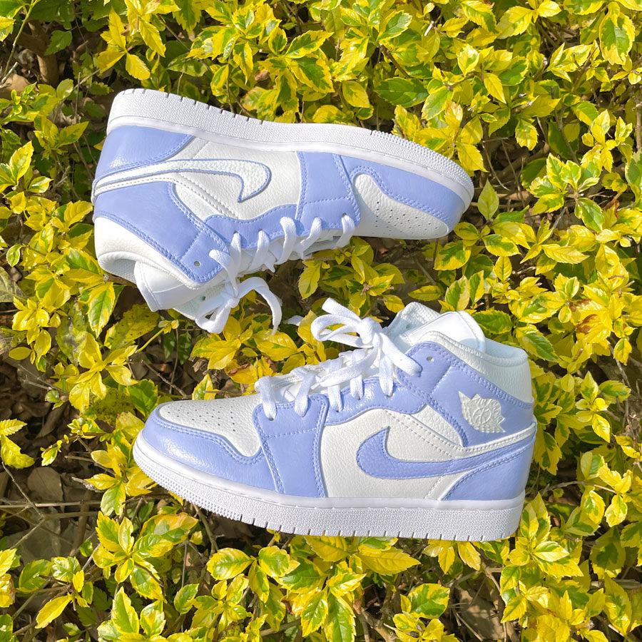 custom air jordan 1 purple