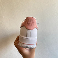 Custom Air Force 1 pink Swoosh