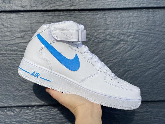Custom Blue Nike Air Force Ones