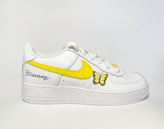 Custom Air Force 1 yellow Butterflies