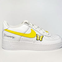 Custom Air Force 1 yellow Butterflies