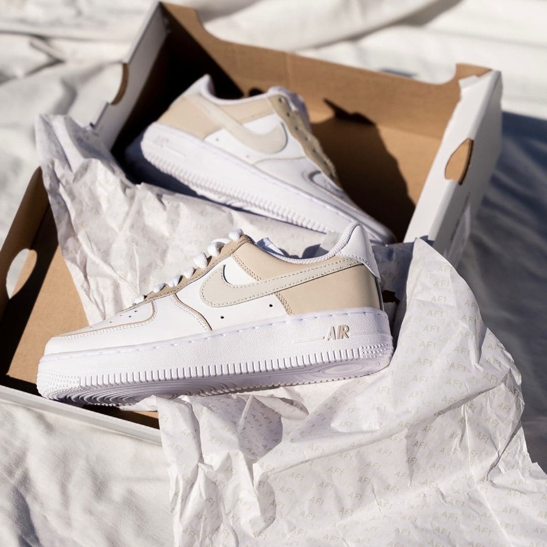 Custom Air Force 1 Chai Latte